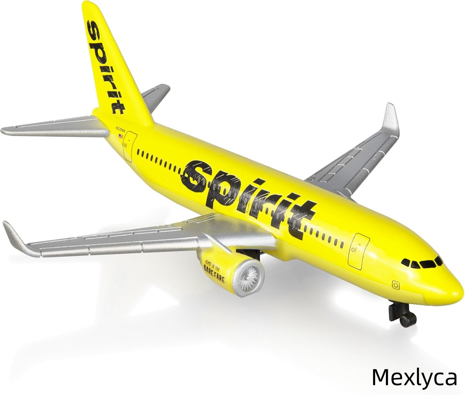 Mexlyca Spirit Airlines Die-Cast Model Airplane – Premium Aircraft Display Model for Collectors & Gifts
