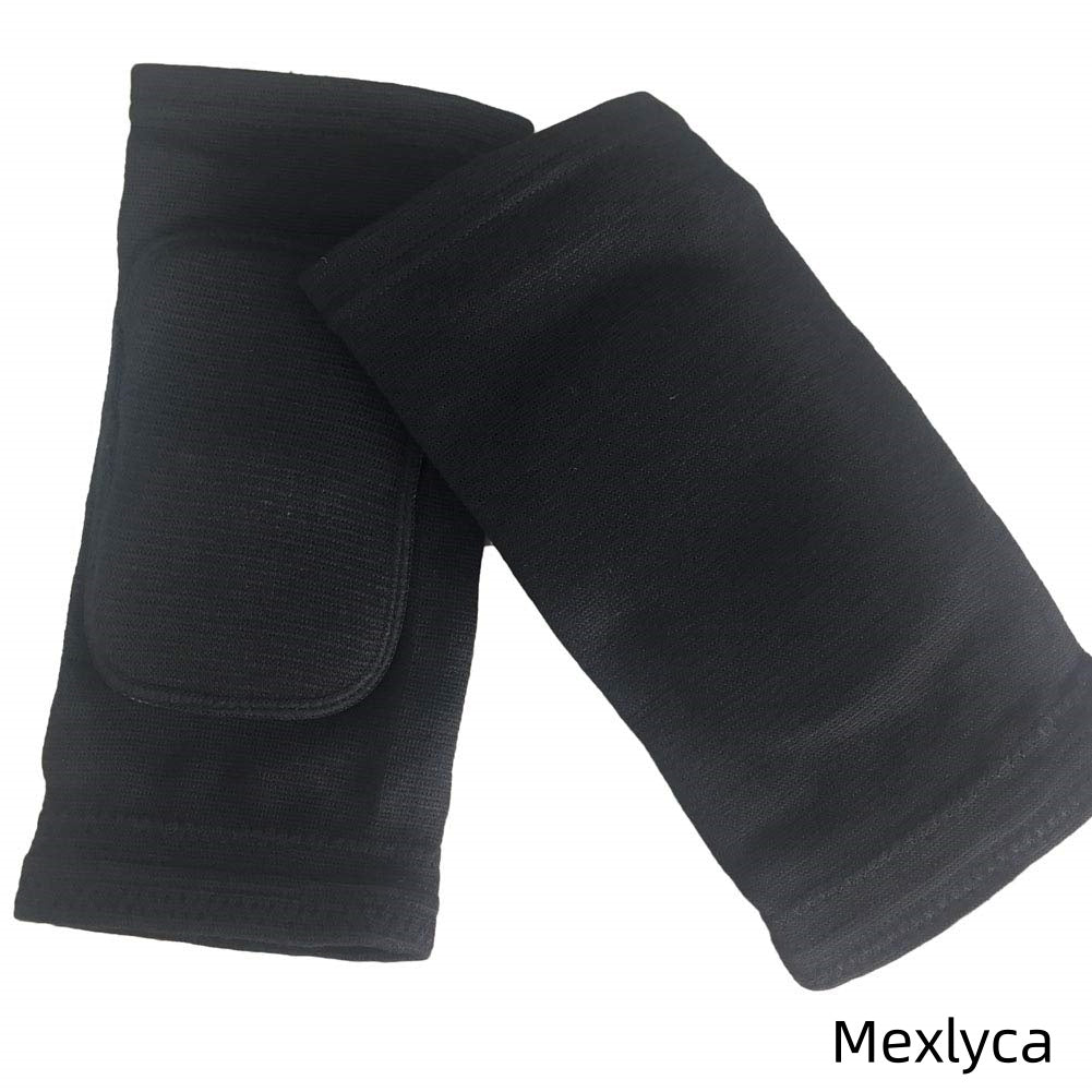 Mexlyca Women's Multi-Sport Knee Pads – Soft Protective Knee Pads for Dance, Volleyball, Basketball, Wrestling & Work (Black, M)