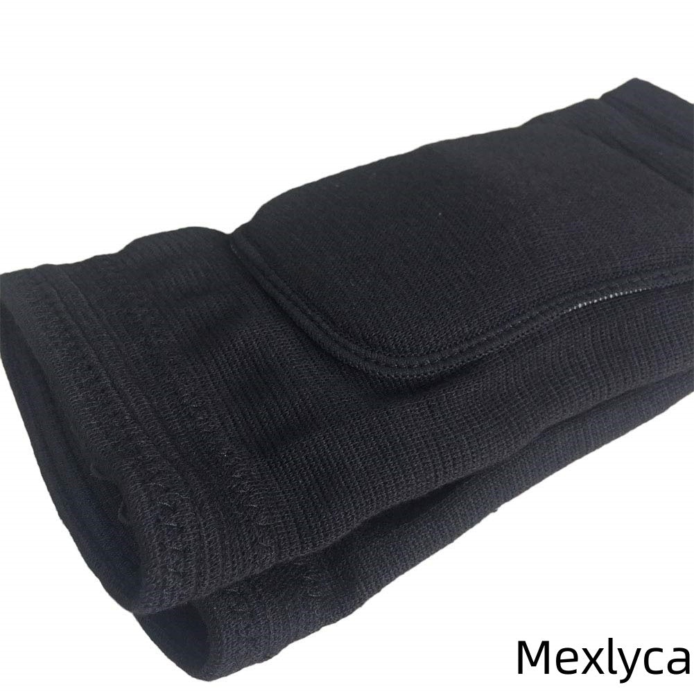 Mexlyca Women's Multi-Sport Knee Pads – Soft Protective Knee Pads for Dance, Volleyball, Basketball, Wrestling & Work (Black, M)